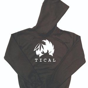 Method Man Hoodie Tical Design on the Front Black (White Design)